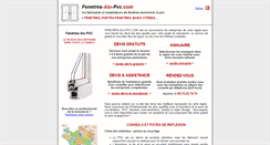 Desktop Screenshot of fenetres-alu-pvc.com