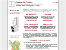 Tablet Screenshot of fenetres-alu-pvc.com